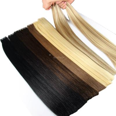 China Wholesale 12A Silky Straight Russian Tape Drawn Remy Hair Extensions Double In Hair Extensions Virgin Tape Human Hair for sale