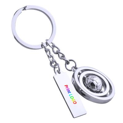 China china 3d key chain football key chain,laser blank LOGO metal key chain,custom metal key chain wholesale zu verkaufen