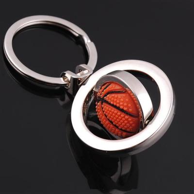 China Large Metal Rubber Metal Basketball Rotating Head Chain Gifts For Creative And Exquisite Fashion Advertising Games for sale