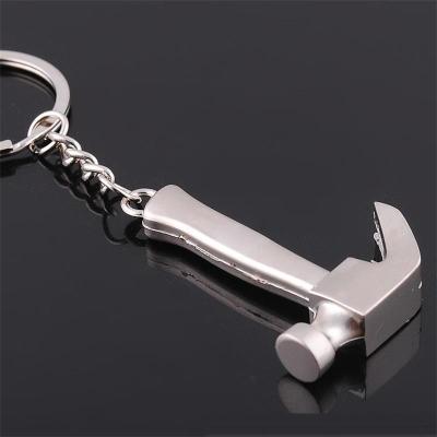 China Wholesale Tool Horn Souvenir Spot Sheep Claw Hammer Metal Tool Logo Can Be Added Key Chain Key Chain for sale