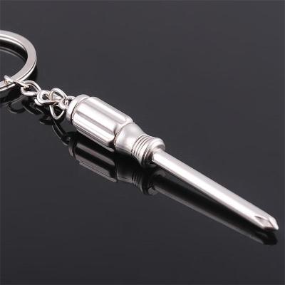 China Souvenir Mini Imitation Tool Screwdriver Keychain Small Metal Key Rotary Car Gift Pendant for sale