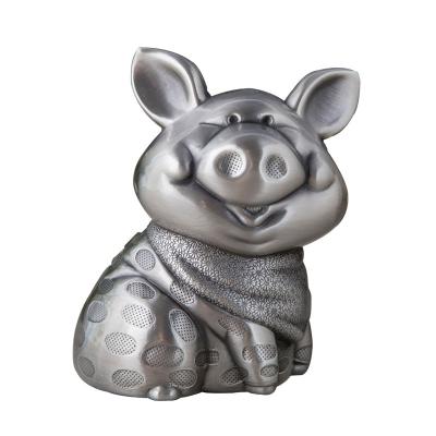 Cina Eco-Friendly Metal Piggy Bank Pig Face Gifts Cute Children Material Creative Smiling Piggy Bank Piggy Bank Opens Ornaments in vendita