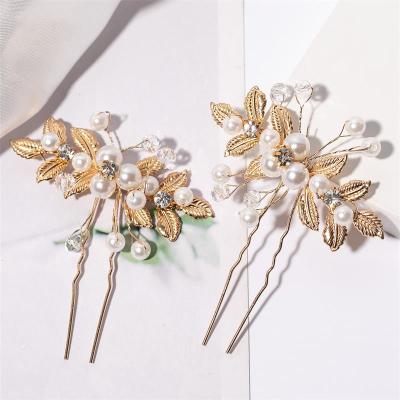 China China Style Exquisite U-Shaped Bride Hairpin Bride Hairpin Europe Style Retro Classic Hair Pin Headdress for sale