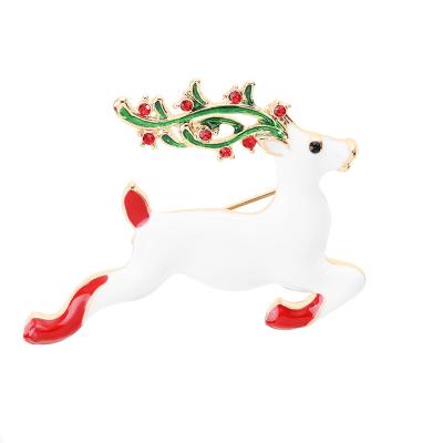 China Santa Claus Sika Deer Brooch Christmas Tree Brooch From Africa Christmas Brooch Jewelry Supplied By Manufacturer for sale