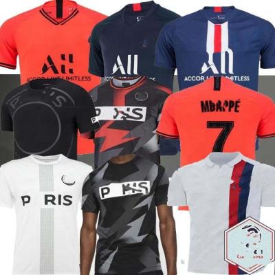 China Shirts & Main 20/21 new Thai Neymar quality mbappe model soccer jersey home and away for sale