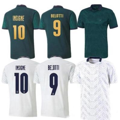 China Shirts & Main 20/21 New National Italy Badge Belotti Soccer Jersey Green And White for sale