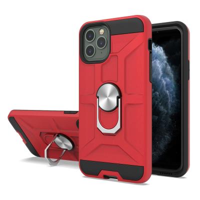 China Shockproof Magnetic Car Ring Holder Stand Mobile Phone Bags and Cases For iPhone 11 13 12 Pro Max for sale