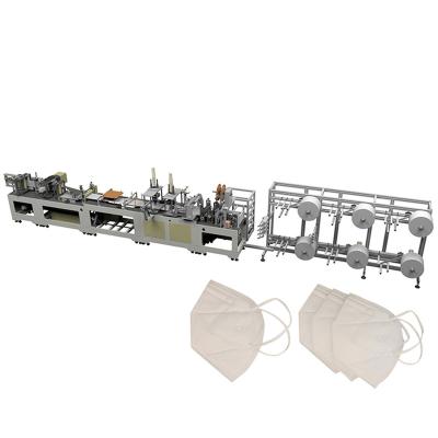 China energy & Full Automatic Mask Folding KN95 Automatic Mask Production Machine Pulling Out Nonwoven Medical Mask Production Machine for sale