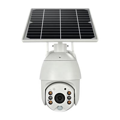 China Amazon NIGHT VISION 2021 2MP Solar 4G CCTV Hot Outdoor Alert HD PTZ Security Motion Detection 1080P Smart Camera for sale