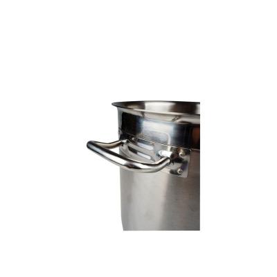 China Stainless Steel Base Sandwich Pot Aluminum Stock Pot Sustainable Capacity Different for sale