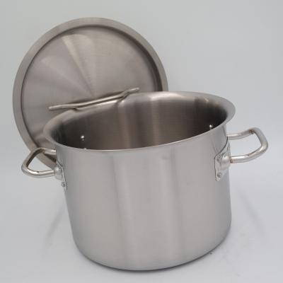 China Large Sustainable Industrial Collapsible Stainless Steel Cooking Pots for sale