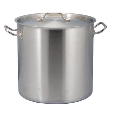 China Large Body Stainless Steel Stock Manufacturer-Supplier Compound Bottom Sustainable Pot For Induction Cooker for sale