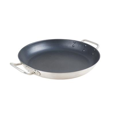 China Sustainable Stainless Steel Small Nonstick Frying Pan With Strong Handle for sale