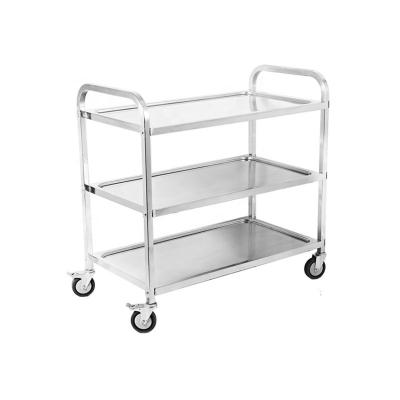 China Move Dismounting square tube drinkes trolley & kitchen serving trolley cart for sale