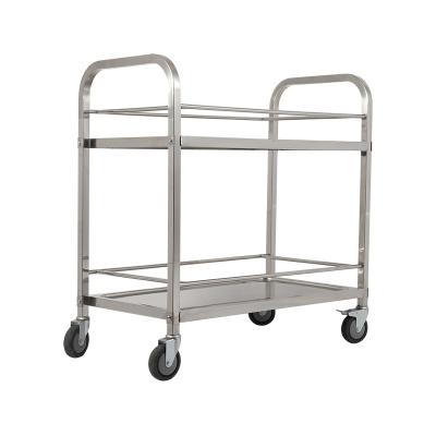 China Factory Hot Selling Movable Easy Knocked-Down Cheap Tea Kitchen Dining Serving Trolley Trolley for sale