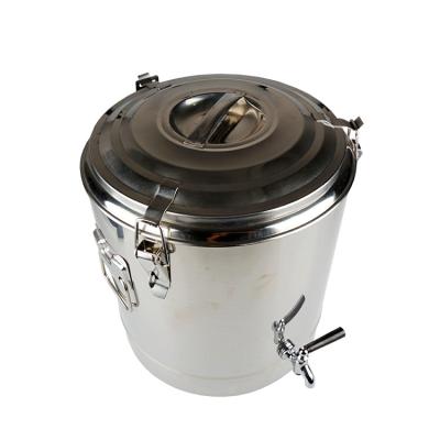 China Catering Keep Hot Food Container Large Stainless Steel Temperature Heat Preservation Insulation Barrel for sale