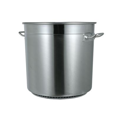 China Factory Wholesale Hotel&Restaurant Stocked Commercial Stainless Steel Kitchen Stock Energy Saving Pots for sale