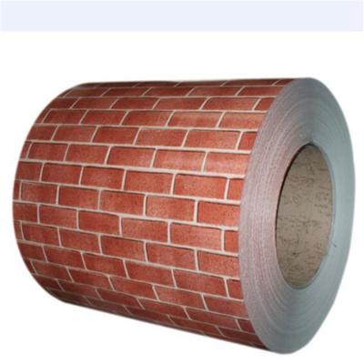 China Construction insduty / Decoration Brick Series Line Cold Rolled Customized Color Coated Steel Coils from China Shan Dong Supplier for sale