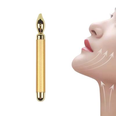 China Skin Tightening Instant Sale Discount Contour Legs Roller Massager For Face Beauty Bar 24K Gold Bar Anti Aging Electric Home Use Face Massager for sale