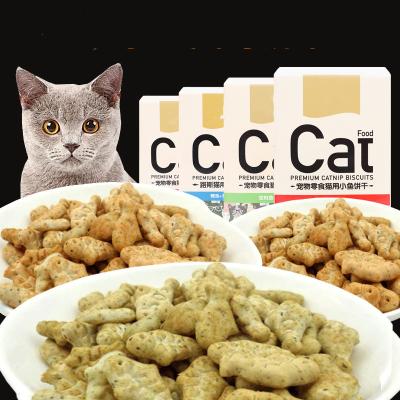 China Viable Healthy Organic Flavored Enriching Treats Cat Biscuits Pet Snacks Cat for sale