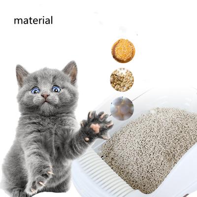 China Manufacturer Wholesale Premium Clumping Stocked Zeolite Mixed Sand Tofu Cat Litter for sale