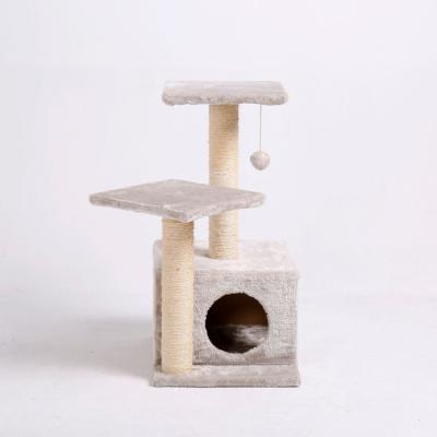 China Small Sustainable Outdoor Wooden Pet House Cat House For Sale for sale