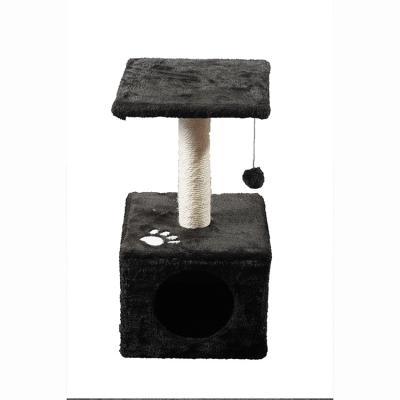 China Sustainable Easy Cleaning Wholesale Pet Toys Cat Scratching Tree Cat House for sale