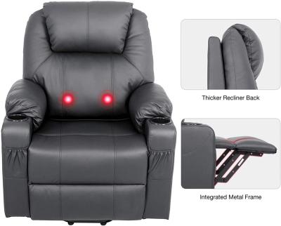 China Modular Massage Recliner Chair with Rocker Wireless Remote Control Lounger 360 Degree Swivel Vibration Massage Heated Sofa with Fa for sale