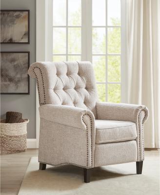 China Newcomer Extended Nailed and Tufted Manual Recliner for Living Room for sale