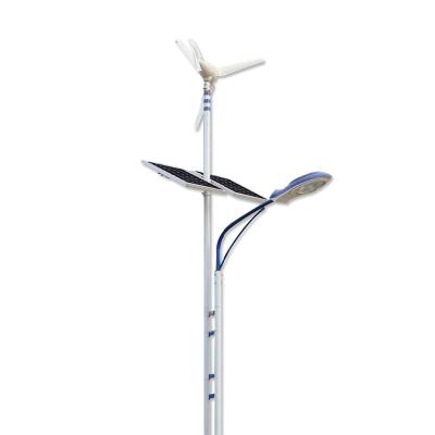 China 2020 New 50W 100W 150W 200W Solar Road Lamp Pole Wind Turbine LED Street Light for sale