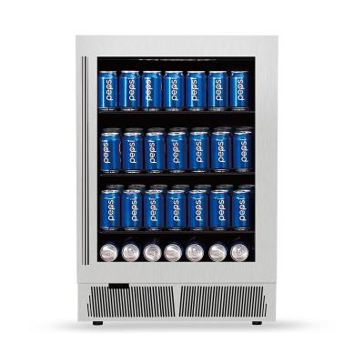 China High Quality Large Large Double Zone LED Light Beverage Wine Fridge With CE Approved for sale