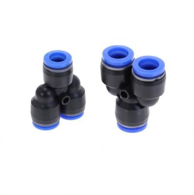 China energy & PY14 14mm Y Union Tube One Touch Pulling Quick Connecting Fittings PY-14 for sale