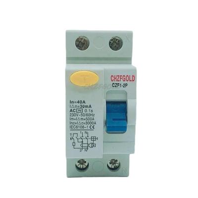 China RCCB ELCB RCD Type A Complete EM DC 30MA Fast Delivery Accessories Set Circuit Breaker 6a CZK15 for sale