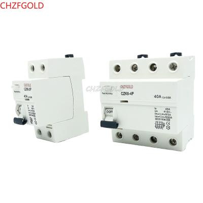 China Leakage Protection RCCB AC Residual Current Circuit Breakers RKP 1P+N 6A 20A 2 for sale