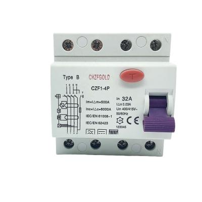 China 2p 4p 30ma electronic residual current rccb AC RCD CEK for sale