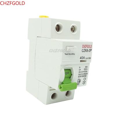 China new miniature circuit breaker RCCB 2P 80A F202 AC-80/0.3 MCB CK1 for sale