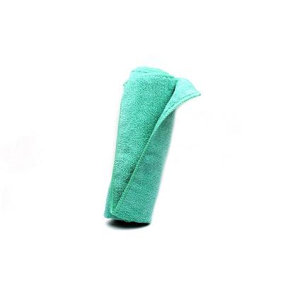 China MIcrofiber CR 40*40cm Green Microfiber Car Care Auto Wash Detailing Cloth Towels For Car Cleaning for sale