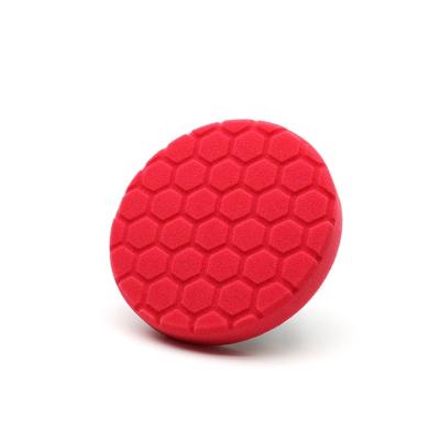 China USA Sponge CR 5 Inch Red Sponge Polishing Pad For Car Polish for sale