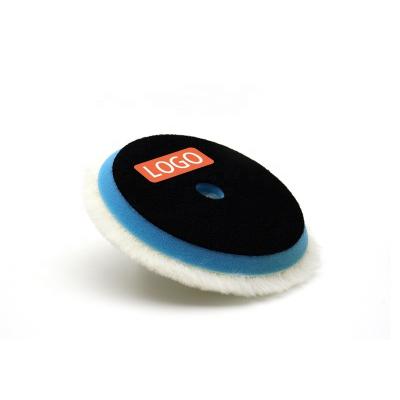 China Pure Wool CR OEM Foam Color Auto Car Detailing Polishing Polishing Pads For Auto Care for sale