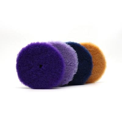 China Wool CR Purple Wool Polishing Pads For Auto Polish for sale