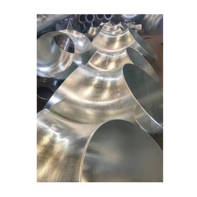 China Carbon Steel Factory Direct Sales Engineering Accessories Sheet Metal Elbow Bends for sale