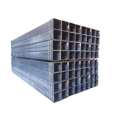 China Structure Pipe Factory Wholesale Price Galvanized Straight Seam Square Steel Tube for sale