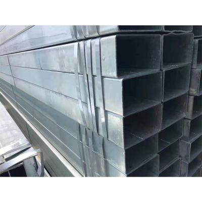 China Chinese Structure Pipe Factory Price Galvanized Seam Square Welded Steel Straight Tube for sale