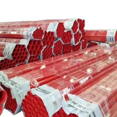 China Structure Pipe Factory Price Chinese Wear Resistant Plastic Coated Steel Pipe for sale