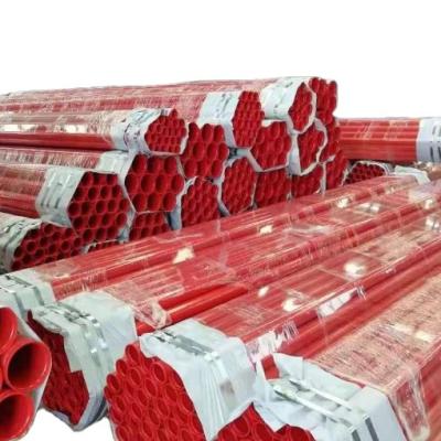 China Wholesale Wear Resistant Composite Plastic Coated Steel Pipe From Structure Pipe Manufacturer for sale