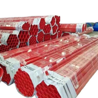 China Structure Pipe Good Quality Wear Resistant Plastic Compound Coated Plastic Coated Steel Pipe for sale