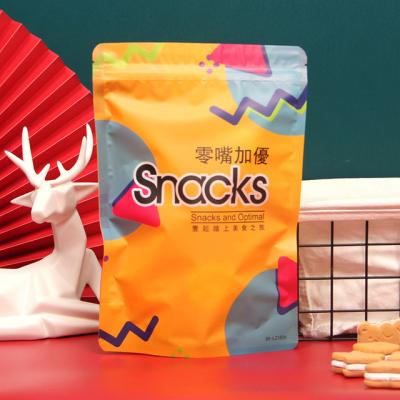 China ANTISTATIC Zipper Mylar Pouch Food Grade Edible Packaging Custom Printed Reusable Plastic Aluminum Foil Food Snack Bags for sale