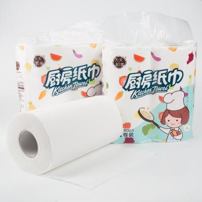 China Kitchen Room Retail Wholesale Customized 2 Ply Kitchen Paper Towel Roll for sale