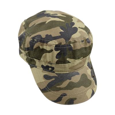 China Wholesale Fashion Style Design New 100% Cotton Canvas Camouflage Printed Hat Summer Sun Hat for sale