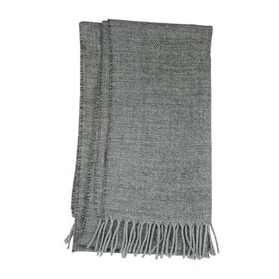 China Fashion Style Factory Supply Men's Blanket Acrylic Scarf Luxury Warm Knitted Scarf for sale